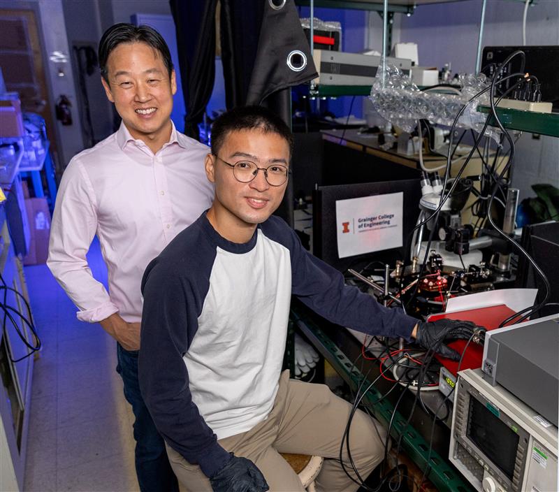 Minjoo Larry Lee (left) and Yiteng Wang (right)