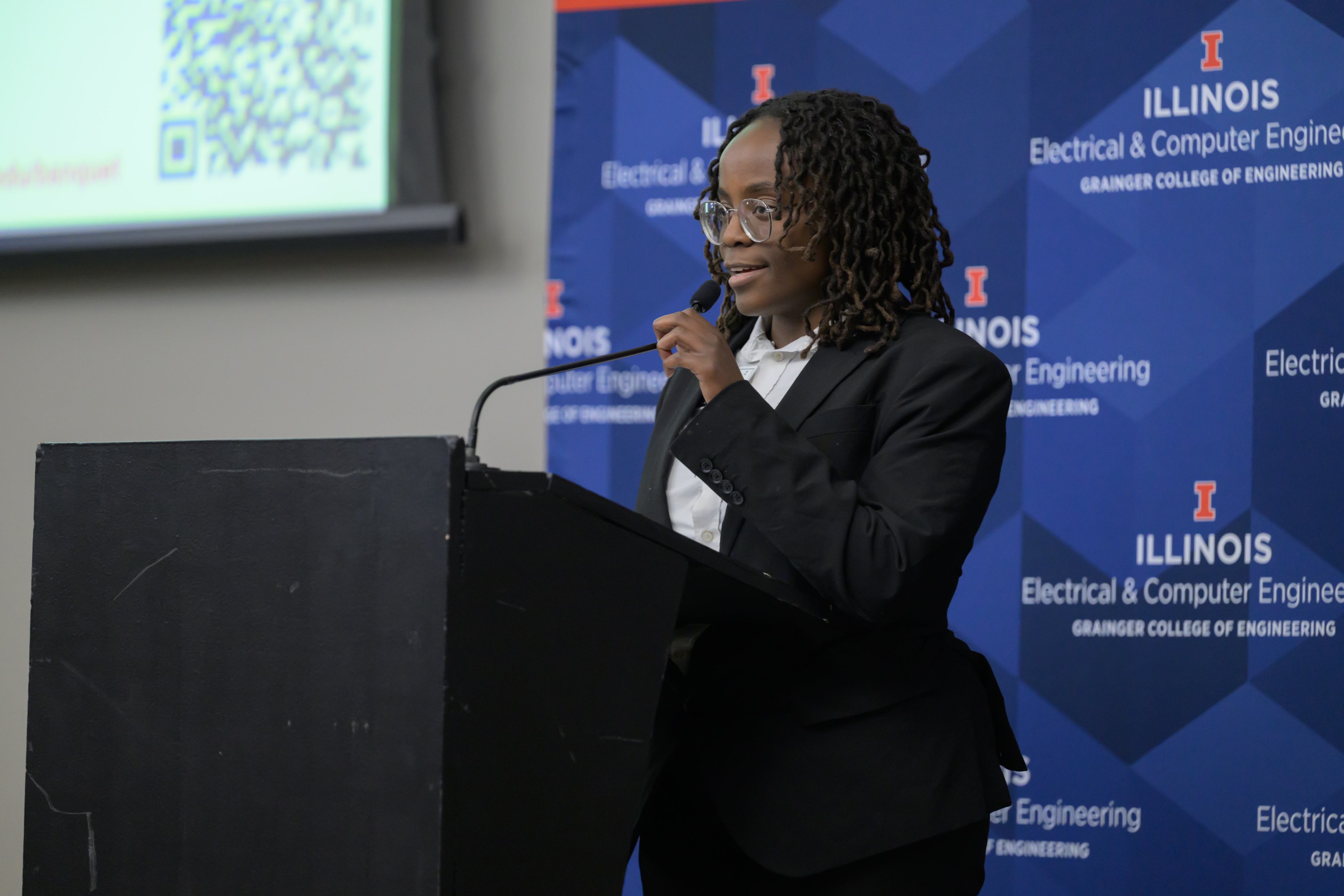 Student speaker Kathure Kiunga