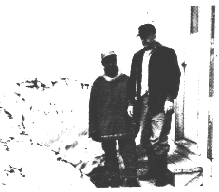 Dr. William Horsfall (right) with guide