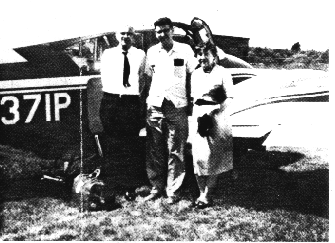 The author with his parents, the late Professor and Mrs. George Swenson, Sr.