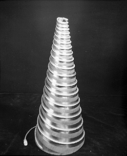 Conical log-spiral antenna.