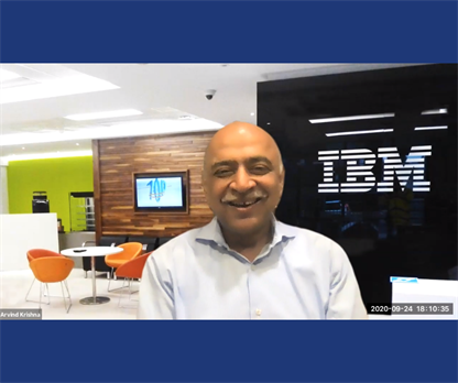 Illinois ECE alumnus and IBM CEO Arvind Krishna (MSEE '87, PhD '90)