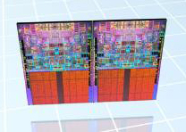 Illustration of an Intel quad-core processor. Courtesy of Intel.