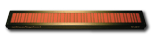 The full-sized Continuum Fingerboard, created by ECE alumnus and lecturer Lippold Haken.