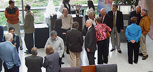 On May 4, students and colleagues of Stephen Bishop gathered at MNTL for a reception in honor of his retirement from the University of Illinois.