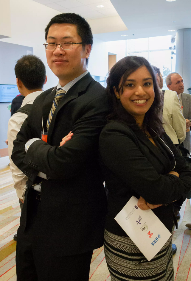 Siming Guo and Shamina Hossain at PECI. 