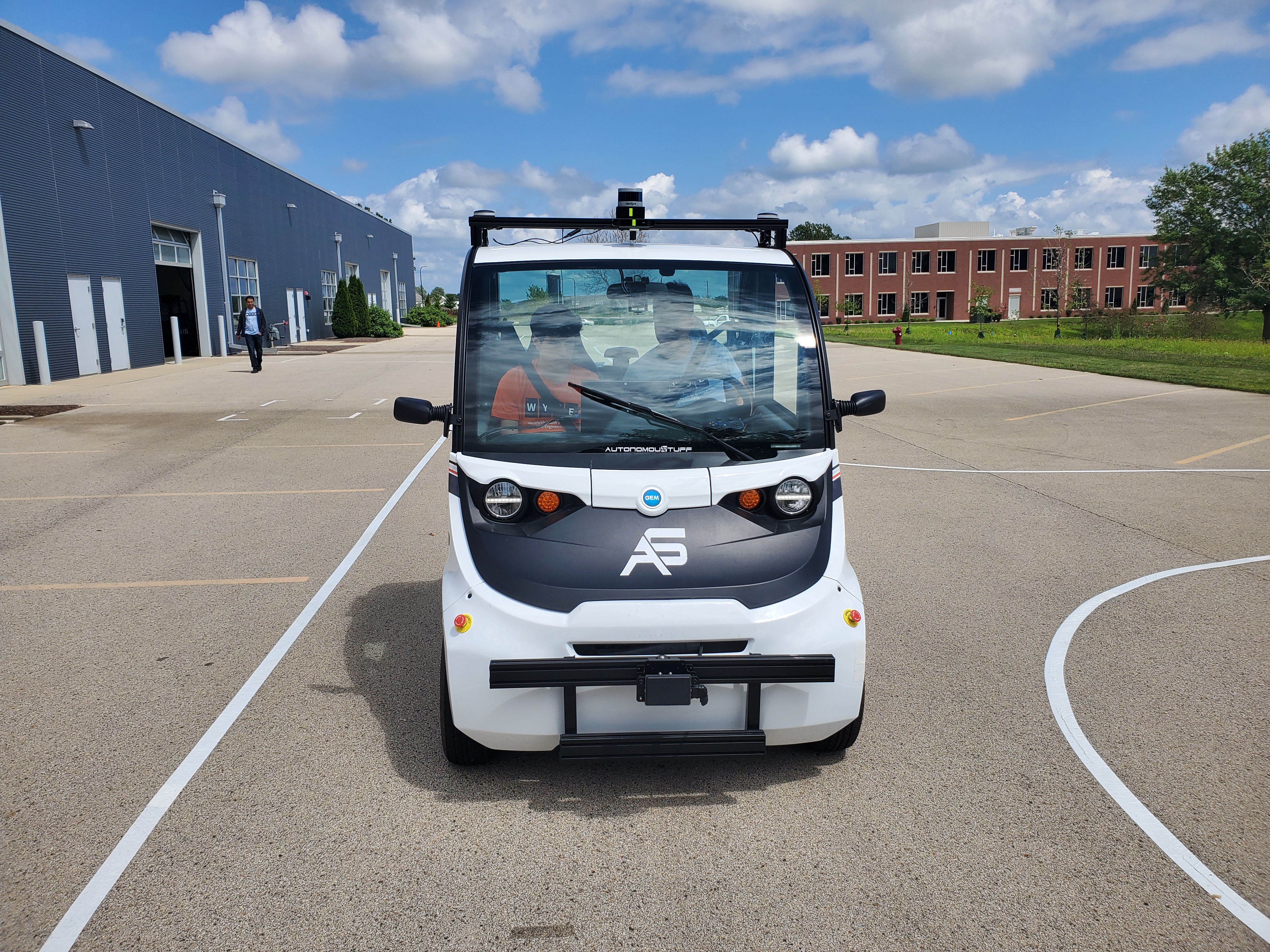 Autonomous car coded by young students with the WYSE Code A Car Camp through the University of Illinois Urbana-Champaign