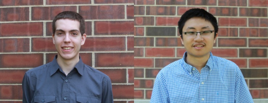 Cody Pawlowski (left) and William Widjaja (right), co-founders of Tweetsense