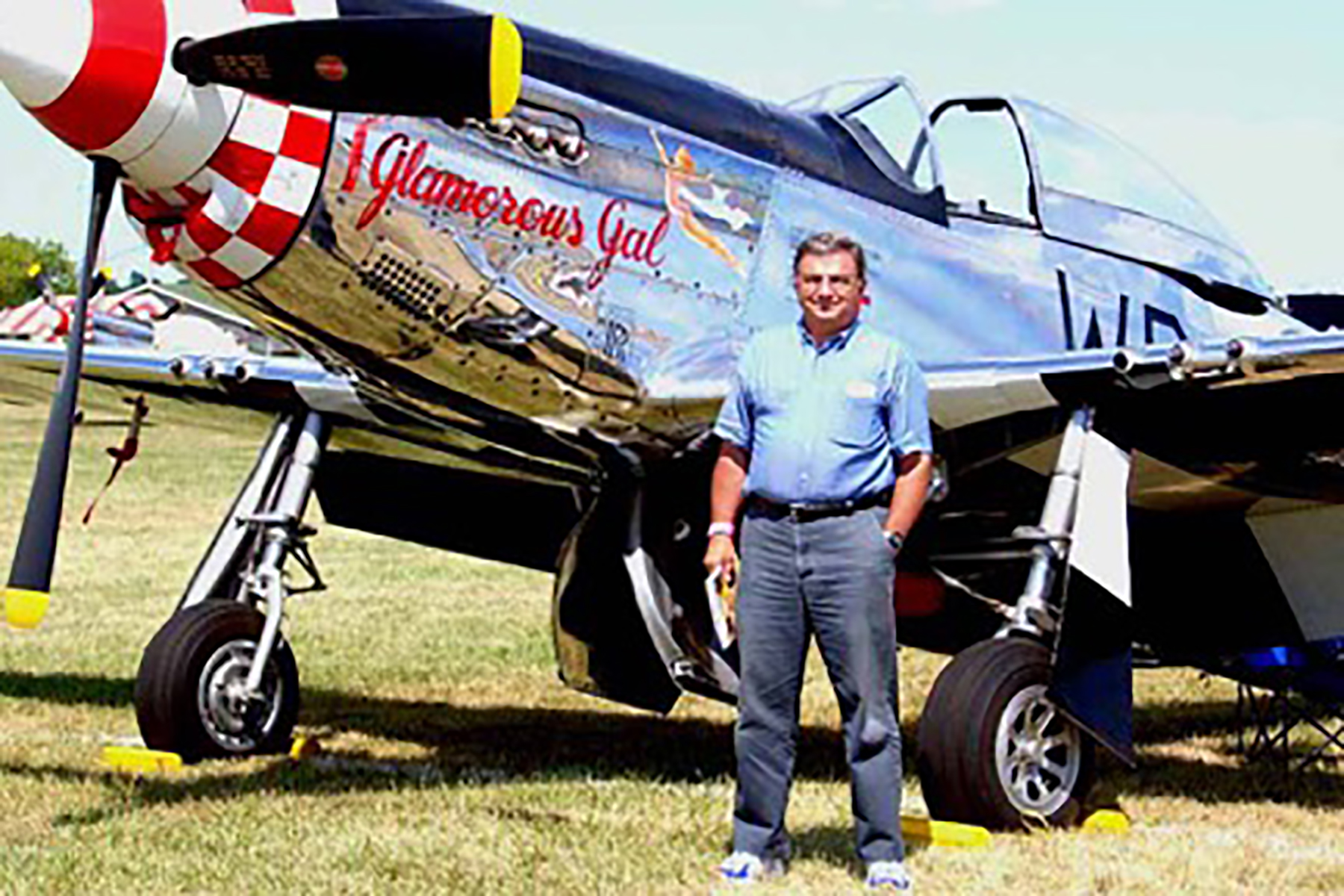 Richard Toepfer with Glamorous Gal in Oshkosh.