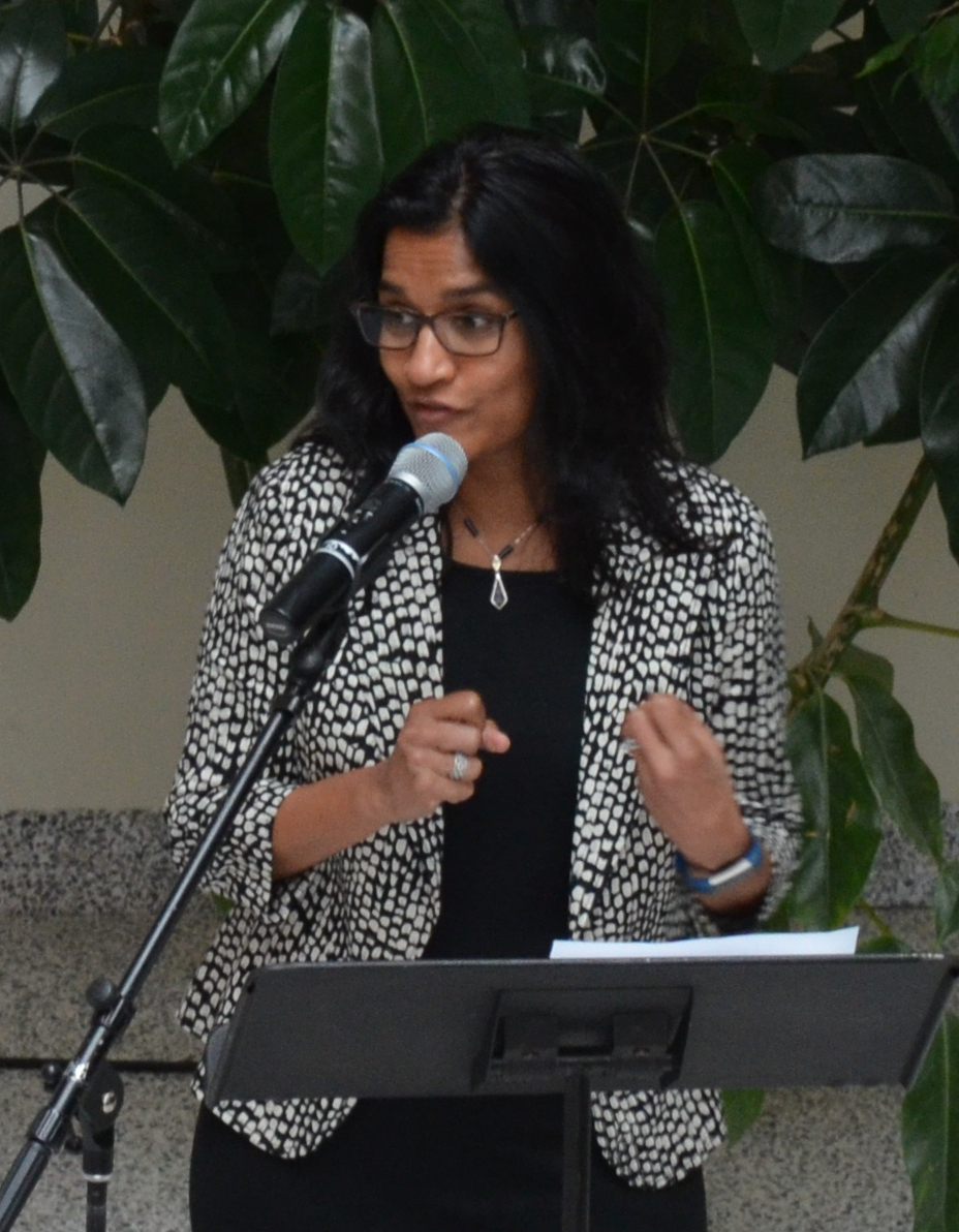 Patel announced a new Texas Instruments scholarship for women in electrical and computer engineering at Illinois