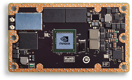 The Jetson TX2 module NVIDIA provided to all teams. 