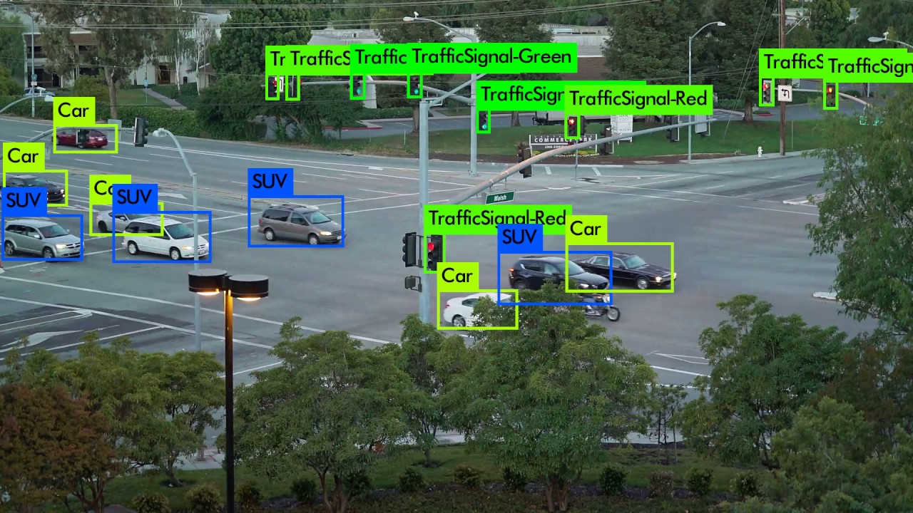 Competitors rivaled to detect objects including vehicles of all sizes, pedestrians, and traffic lights in traffic camera footage.