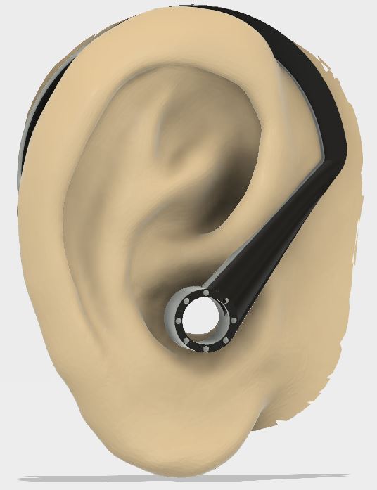 Mock hollow headphone