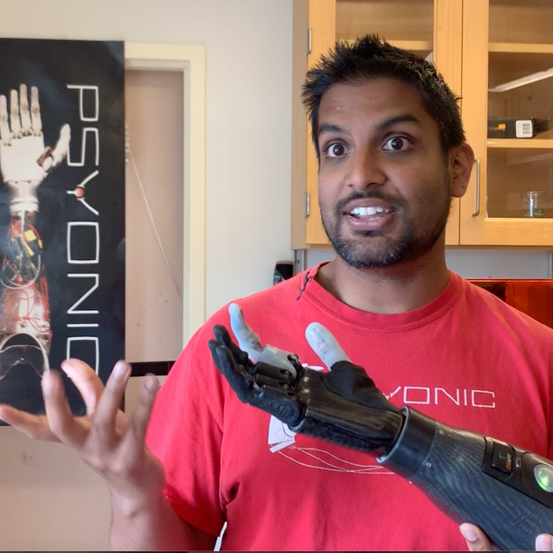 ECE alumnus launches the first commercially available bionic hand capable  of multitouch feedback, Electrical & Computer Engineering