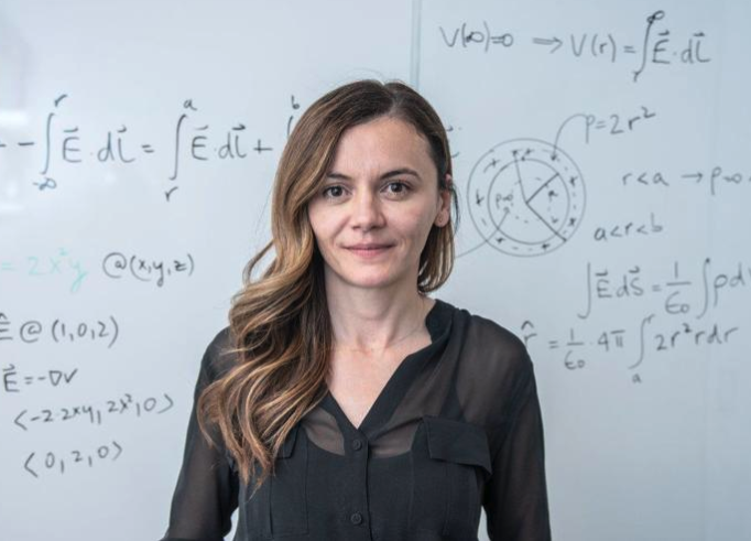 University of Illinois electrical and compueter engineering Professor Raluca Ilie poses for a photo Wednesday, Oct. 23, 2019, on campus in Urbana. Photo Credit: Rick Danzi, News-Gazette