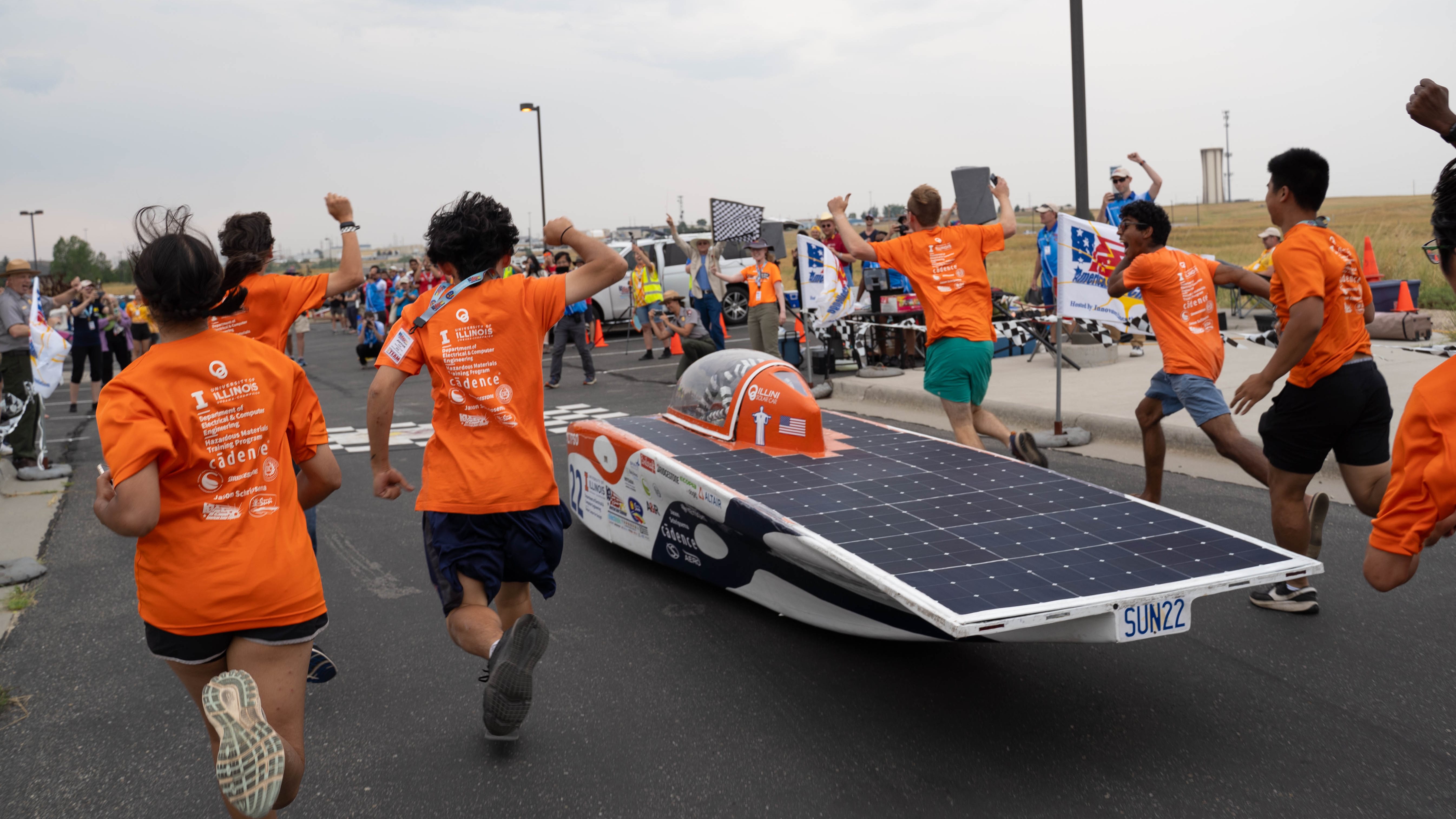 The multidisciplinary Illini Solar Car team raced their newest model, Calypso, at the 2024 American Solar Challenge this July.