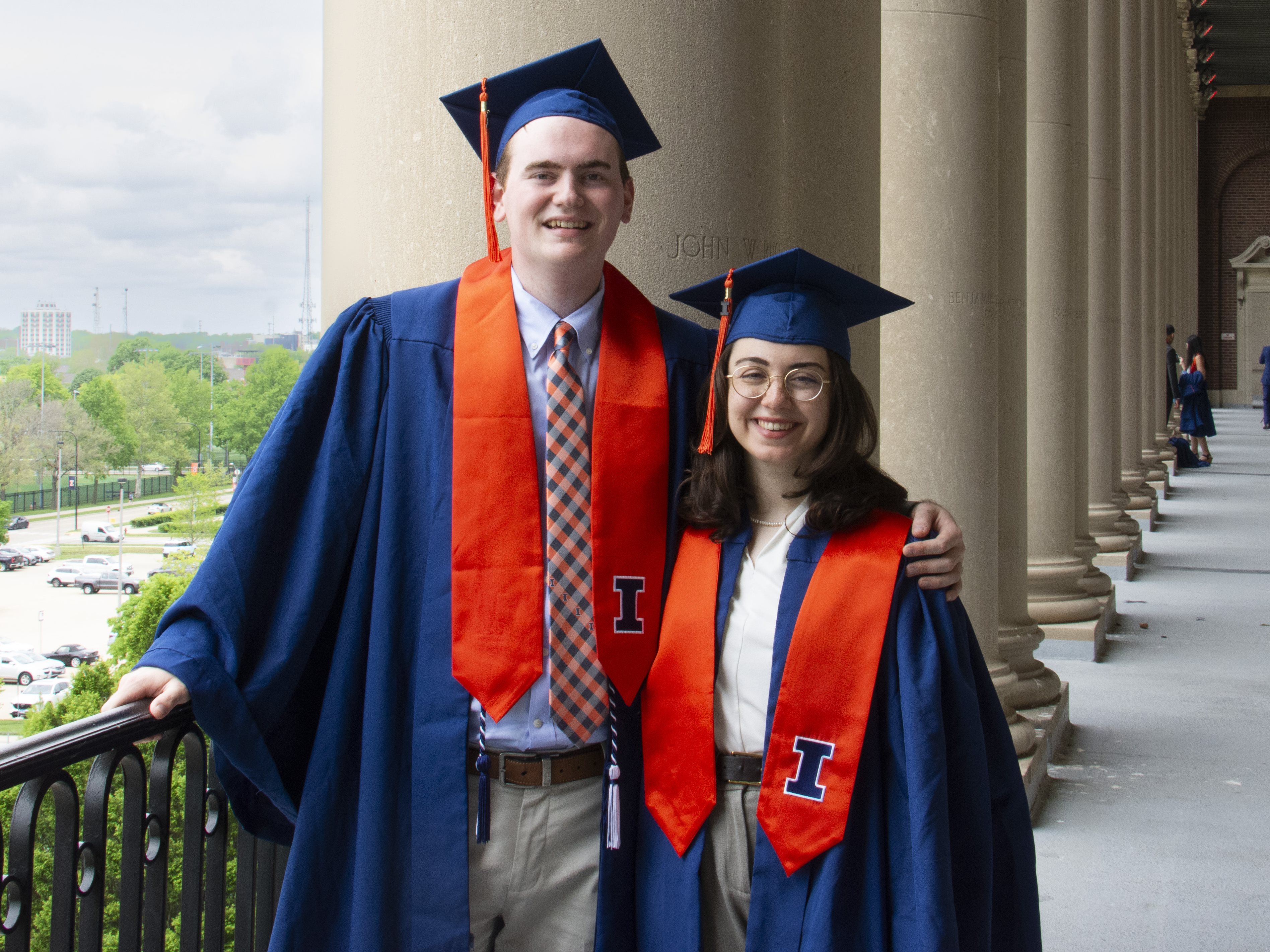 Illini Solar Car Crew Chief Selis Yaltkaya and Luke Granger, Illini Solar Car Race Team Captain for summer 2024